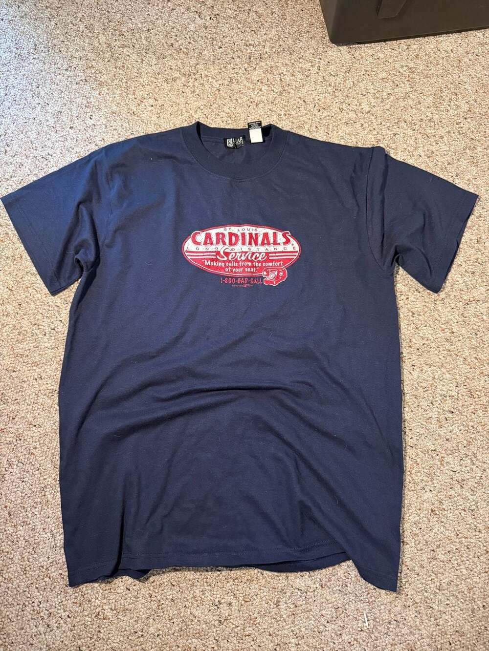 Gear For Sports St. Louis Cardinals Long Distance Service T-Shirt‎ Size L